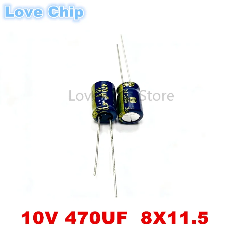 

Новые электролитические конденсаторы для аудиоаппаратуры 10V470UF FC Gold, 10 шт./50 шт./100 шт., 10V 470UF, 8*11.5мм