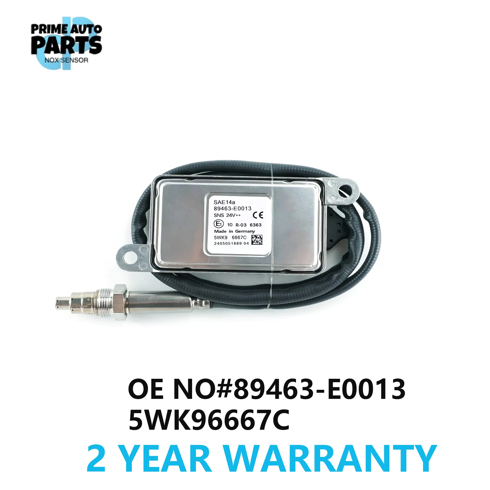 

New Nitrogen Oxide Sensor 5WK96667C 89463-E0013 89463E0013 For Hino Diesel Truck SNS 24V 5WK9 6667C Nox Sensor