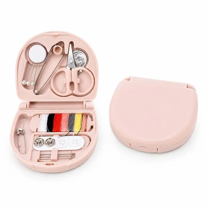 Mini Tragbare Reise- und Heim-DIY-Nähbox, Tragbares Nadel- und Faden-Set, Nähwerkzeug-Set – Detail 2
