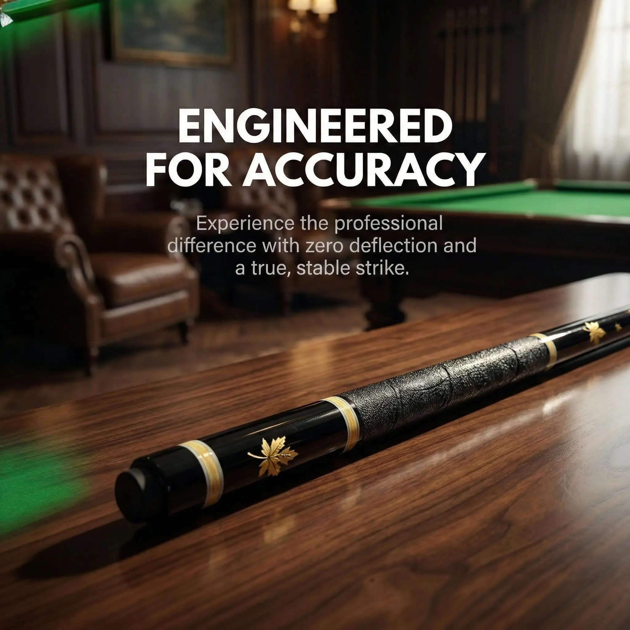 

Laien Professional 2-in-1 Pool And Snooker Cue Stick Sports Game Equipment for Entertainment