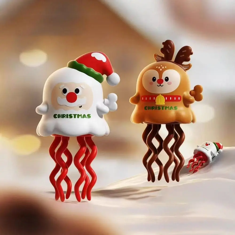 Smart Tentacle Explorer Dancing Octopus Toy Pumpkin Ghost Elk Dancing Santa Claus Toys Clockwork Crawling Dancing