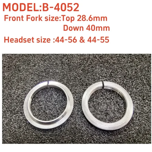 Imagen 2 del producto Espaciador de Base para auriculares de bicicleta, arandela de auriculares para bicicleta, piezas de bicicleta, arandela de ajuste fino, auriculares de 56mm/44mm/34mm para horquilla recta de 28,6mm