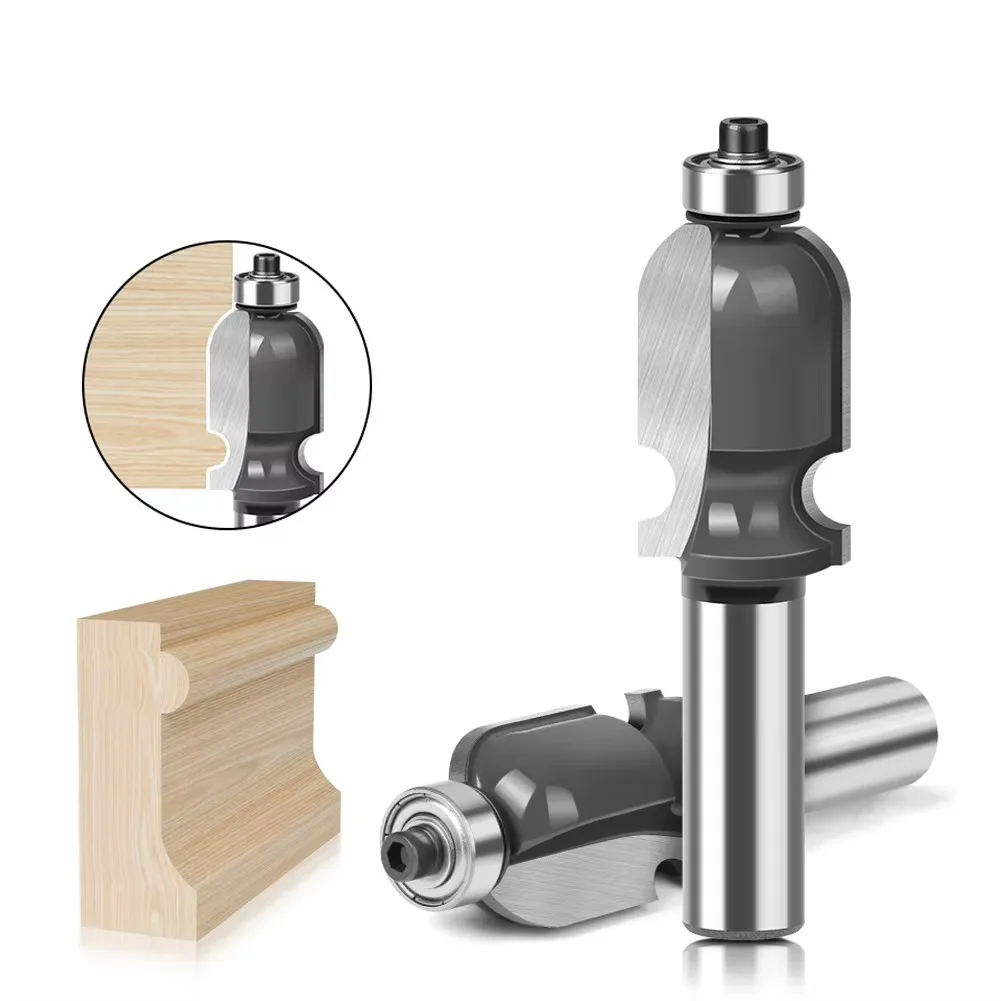 

1 шт., 12 мм, хвостовик 1/2 дюйма, архитектурная формовочная линия, фреза, деревообрабатывающая фреза для дерева, торцевая фреза по дереву