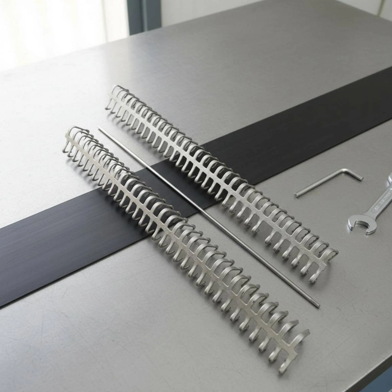 Belt Buckle Connector 304 Stainless Steel Metal Fastener Strip Toothed Connector Strip Interlocking view 2