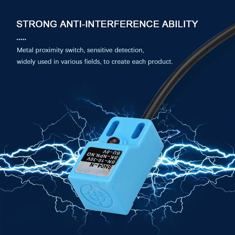 Free Sample SN04-N 5mm Inductive Proximity Sensor NPN/PNP, 3-wire NO 6-36V DC