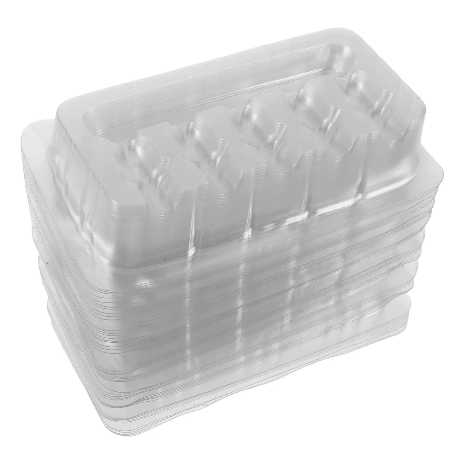 

100Pcs Tattoo Ink Tray Disposable Pigment Palette for Microblading Professionals Thickened Plastic Tray Holder for Pigment Cups