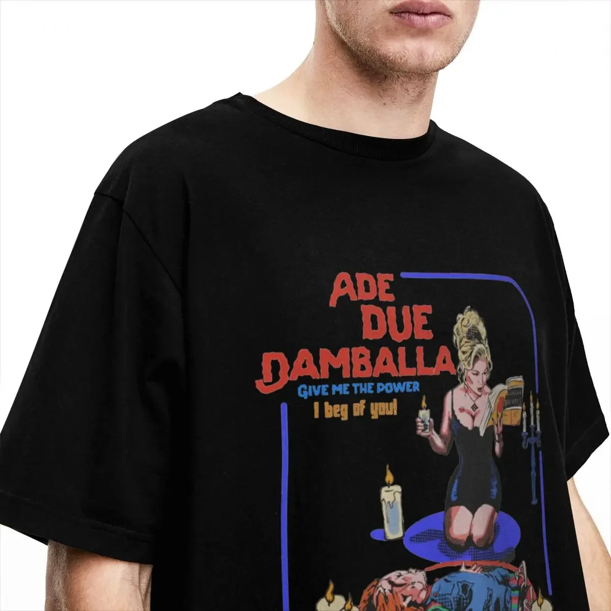 Ade Due Damballa Bride Of Chucky Men Women's T Shirt Vintage Accessories Funny Tees Short Sleeve Round Neck T-Shirt 100% Cotton