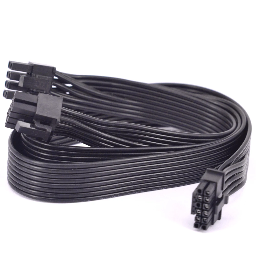 PCIe 5.0 12VHPWR PSU สายไฟ Dual 8pin to 16pin PCI-e Gen 5.0 ATX 3.0 แหล่งจ่ายไฟ Modular GPU 8 Pin ชาย 12 + 4Pin ชาย