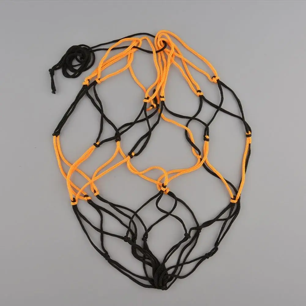 

Black&orange Ball Nylon Football Basketball Net Bag Mesh Bag