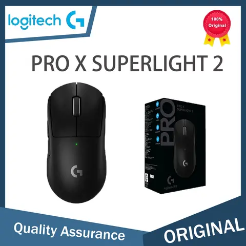 Logitech G PRO X SUPERLIGHT 2 Wireless Gaming Mouse G PRO X 2 32000 DPI 5 Programmable Buttons For PC/Mac New HERO 2K Sensor