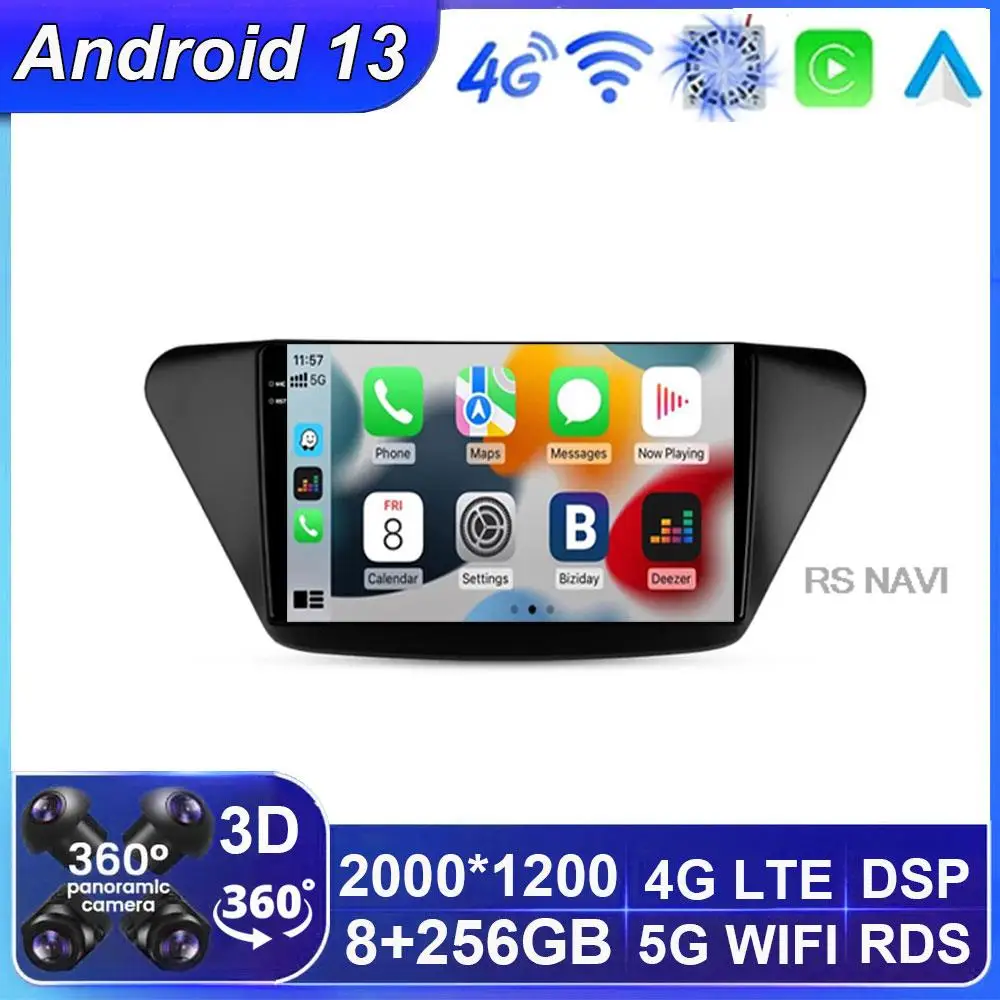 

Navigation Android 13 For Lifan X50 2015 - 2019 Player Head Unit Auto Radio TouchScreen Stereo Multimedia Dash Cam WIFI Car GPS