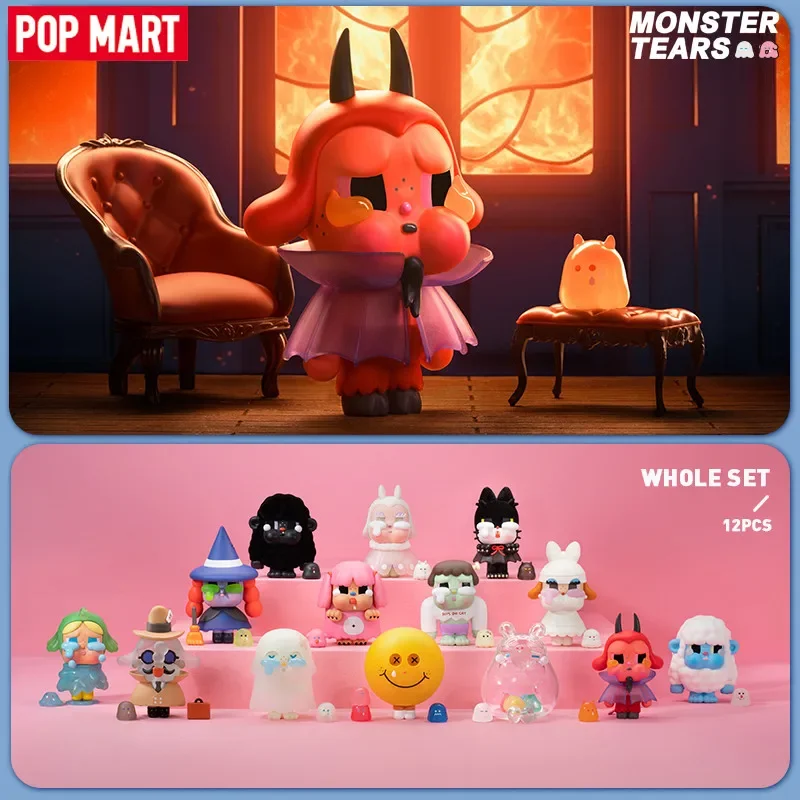

POP MART CRYBABY Monster Tears Series Series Blind Box Toys Anime Action Figure Caixa Caja Surprise Mystery Box Dolls Girls Gift