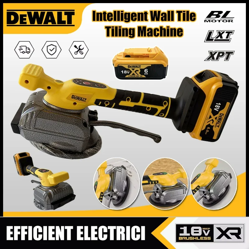 Dewalt Tile Tiling Machine Cordless Tile Vibration Tool 5-SPEED Adjustable With Lock Design For Floor Tile Wall 18V Battery