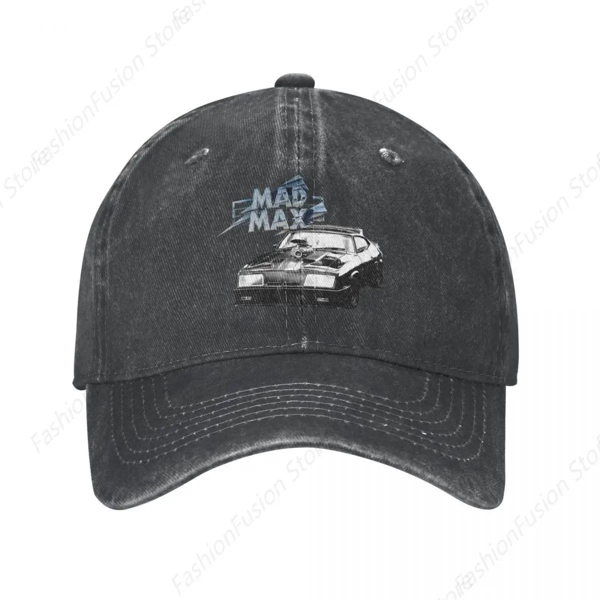 Vintage Movie Mad Max Interceptor Baseball Cap for Men Women Distressed Cotton Sun Cap Outdoor Trucker Hat for Daily Casual GYM