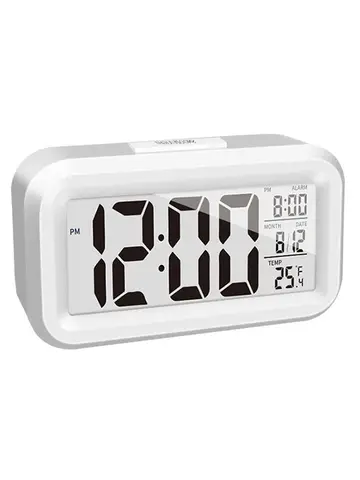 Electronic Alarm Clock Elderly Student Luminous Clock Silent Large Characters Creative Children Smart Home Bedside Alarm Clock