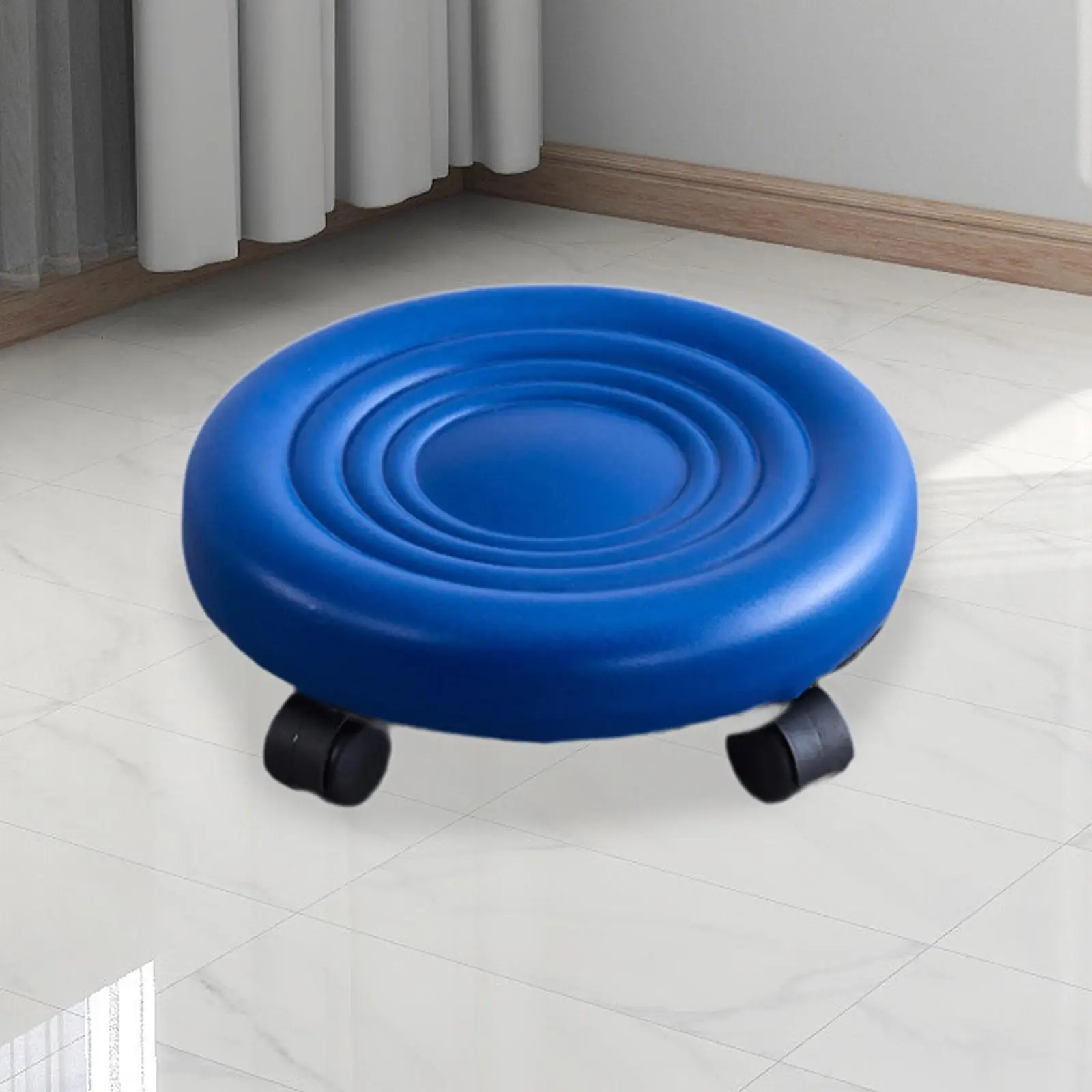 

Swivel Rolling Low Stool Step Stool with Swivel Caster Movable Mini Stools Chair