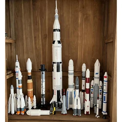 1:110 Saturn V Scale ESA Arianespace Arianeal 6 Rocket Building Blocks Kit Space Launch Vehicle Airbus Plane Brick Toy Kid Gift