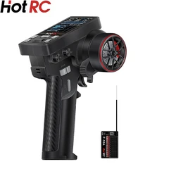 Hot RC CT-10B 10 Channel Color Screen Remote Control 2.4G 10CH Receiver Gyro For Climbing Drift Vehicle RC Car Ship Tank