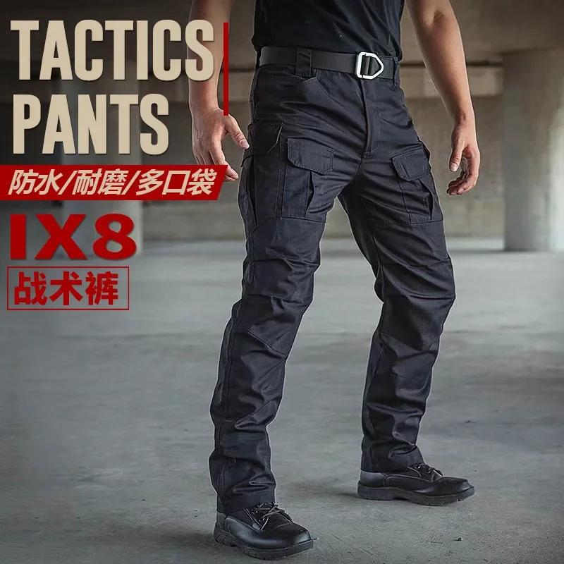 

Men's Archon IX8 Tactical Trousers Spring And Autumn Waterproof Slim Fit Multi-Pocket Training Trousers Outdoor Overalls