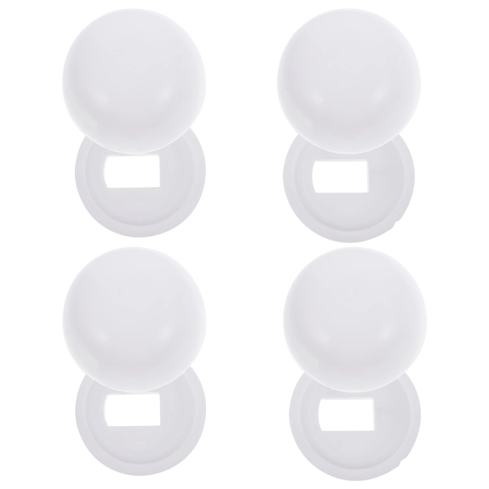 

Bolt Covers Decorative Caps for Floor Screws White Plastic Bathroom Hardware Installation Toilet Bolt Cover Parts