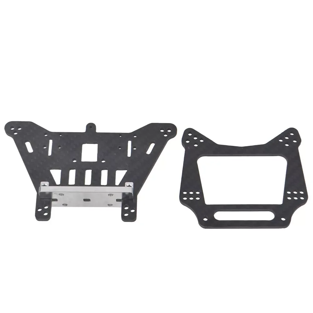 Carbon Front Rear Shock Tower Mounts for Traxxas Slash 2WD Rustler Bandit VXL