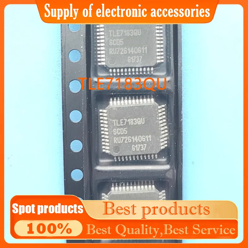 Original TLE7183QU QFP-48 IC Automotive computer board EU5 water pump driver IC chip