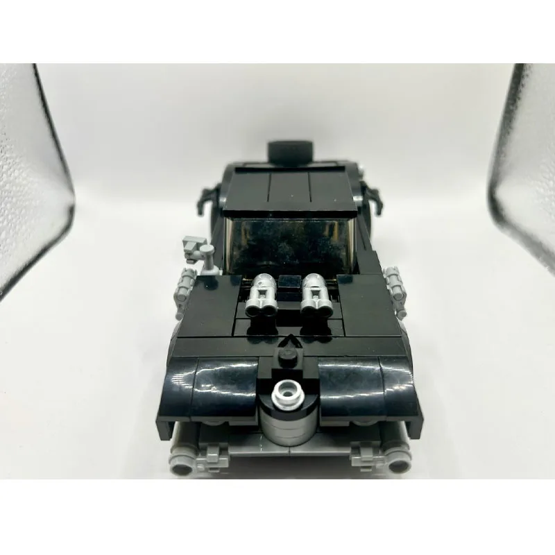 MOC-201421 نموذج مكعبات بناء سيارات سباق السيارات السوداء المميزة الحضرية الجديدة، 295 قطعة، هدية عيد الميلاد والكريسماس الإبداعية للأولاد #5