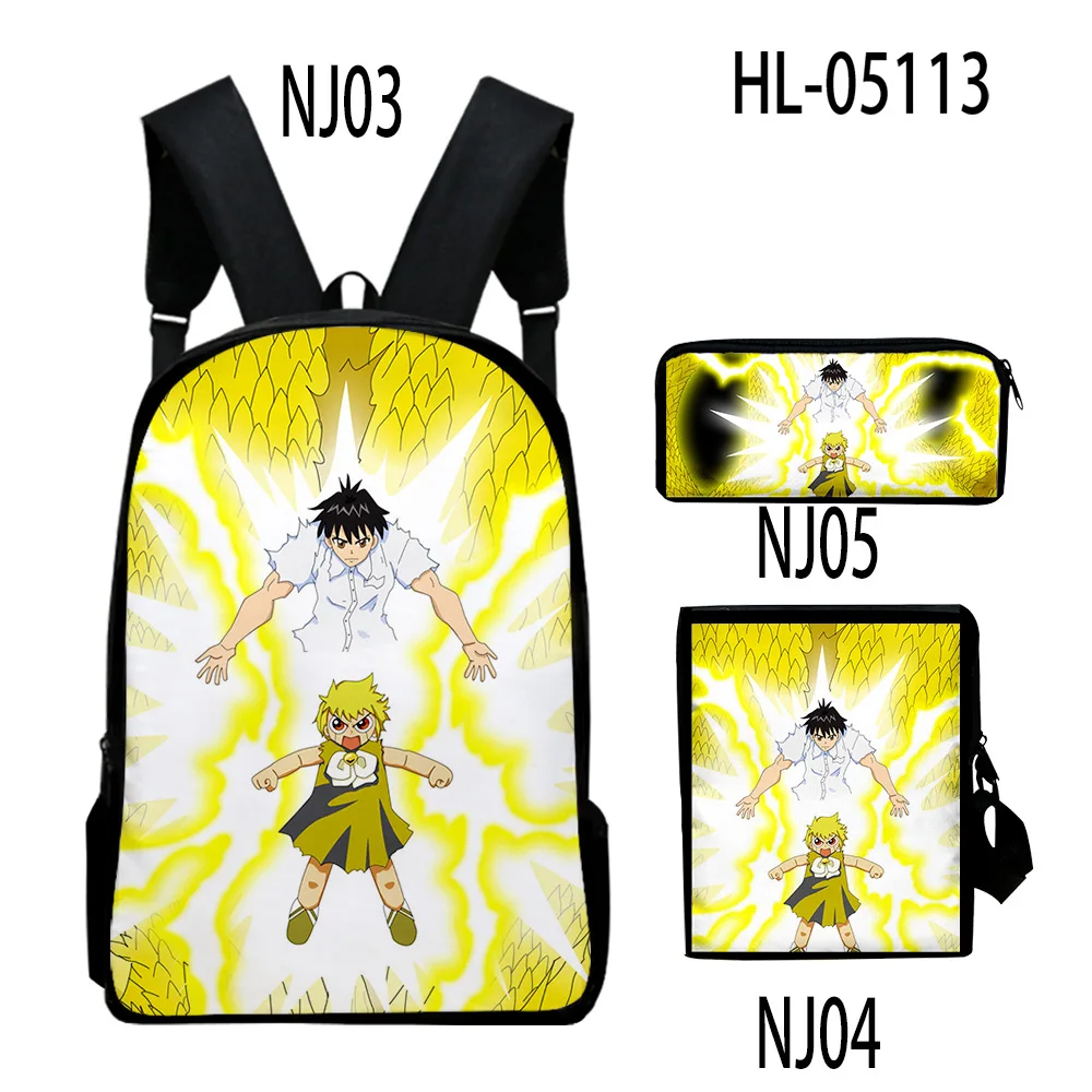 

Harajuku Youthful Zatch Bell Anime 3D Print 3pcs/Set Student Travel bags Laptop Daypack Backpack Shoulder Bag Pencil Case