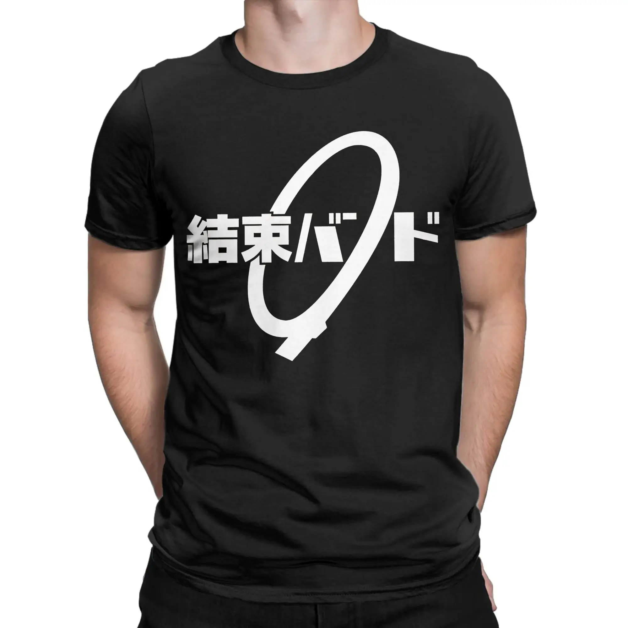 Vintage Band  Classic Bocchi the Rock Novelty 100% Cotton T-Shirt Tees Tops For Men