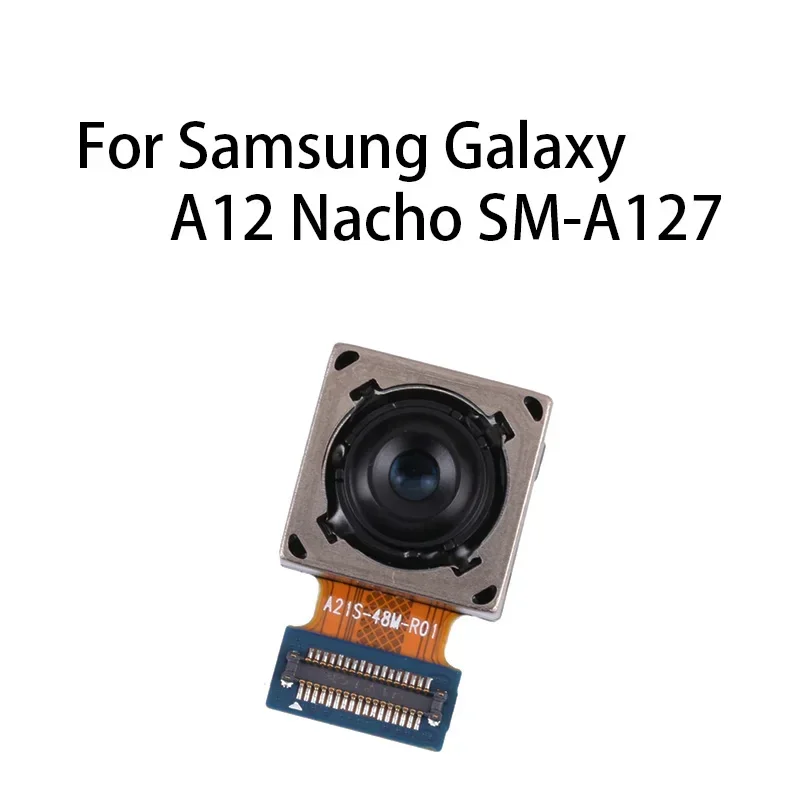 Back Facing Big Main Rear Camera Module Flex Cable For Samsung Galaxy A12 Nacho / A12s / SM-A127F / A127U
