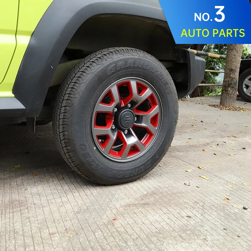 

20 pieces of 4 tires Wheel Hub Tire Rim Decoration Cover For Suzuki Jimny JB64 JB74W 2019 2024 Trim Sticker Decal Accessories