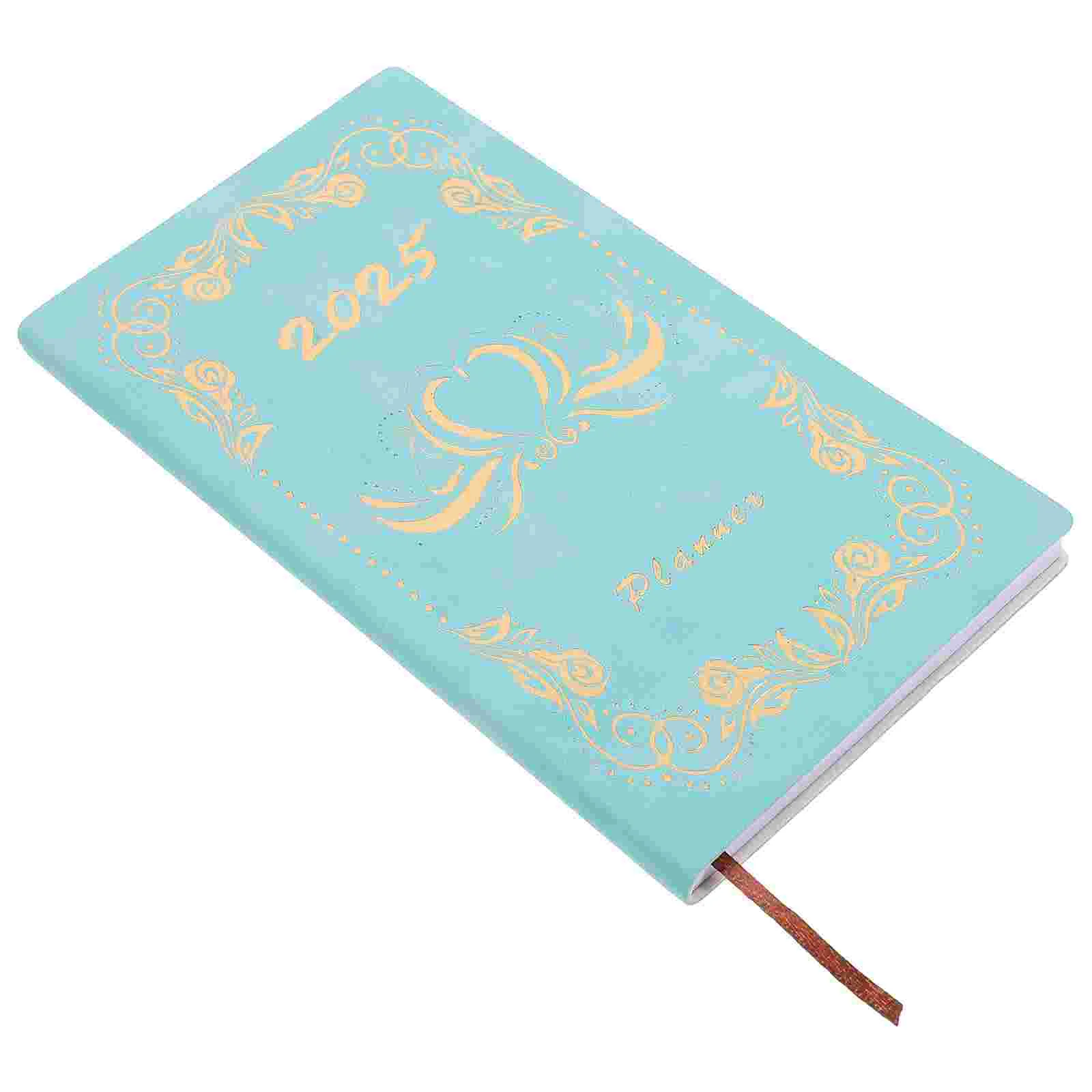 2025 Schedule Household Planner Organizer Daily Agenda Book Portable Notebook Students Notepad The