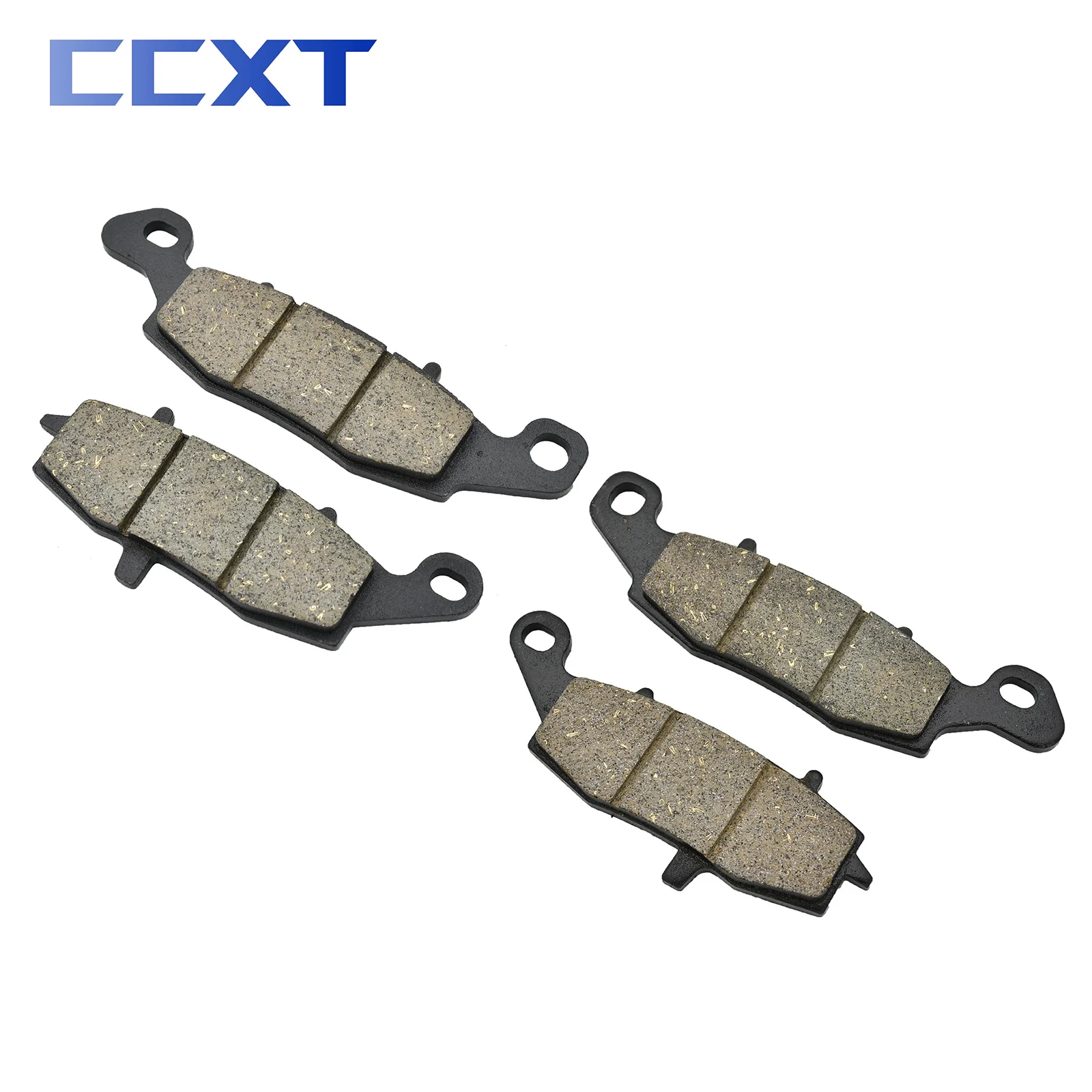 For Kawasaki ER6F ER6N EX650 A6F A7F A8F C9F CAF CBF B6F B7F B8F D9F DAF ECF EDF KLE650 Z750 Z750S Front Left & Right Brake Pads