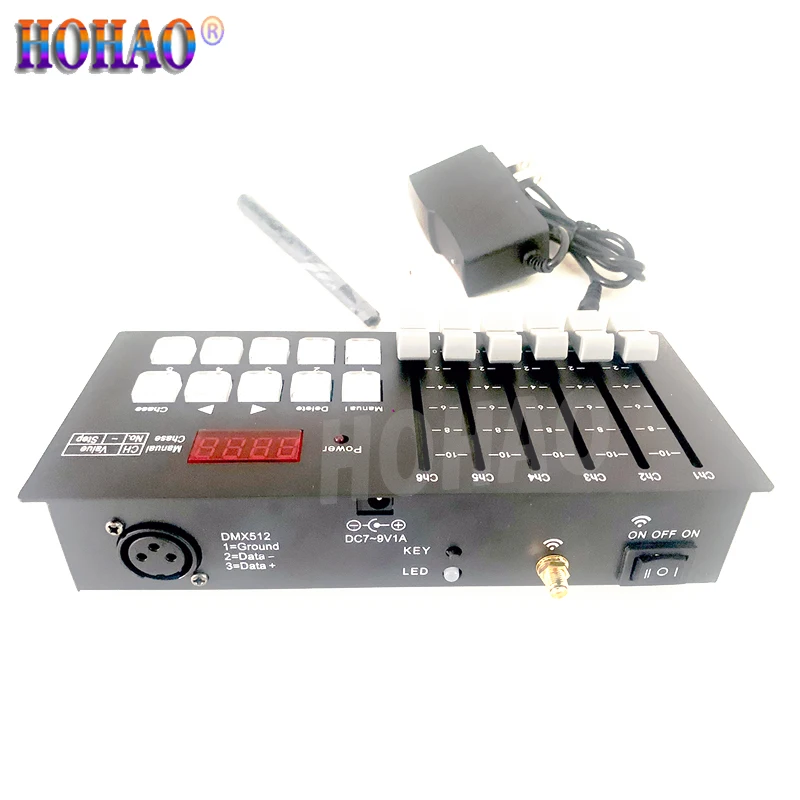 

HOHAO Factory Wholesales Price 1x MINI Stage Lighting Console XZJ-30 30ch Dmx512 Controller For Party Home Ktv Etc