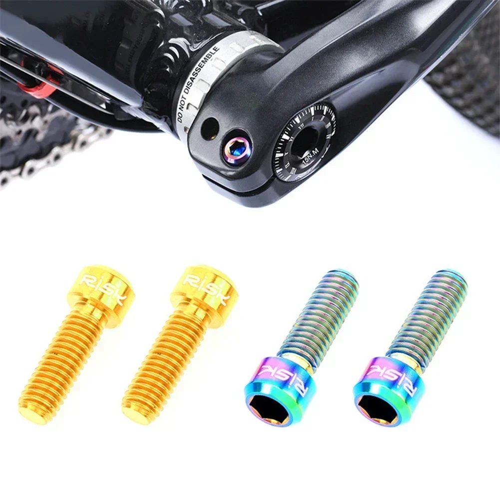 

2 X Screws Titanium Alloy Bikes Crankarm Pinch Clamp Bolt For Shimano ULTEGRA HollowTech Bicycles Screw Accessories