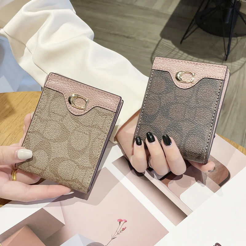 Luxury Design Wallets for Women Multi-Function Card Holder PU Leather Female Small Card Bag Short Women's Purse