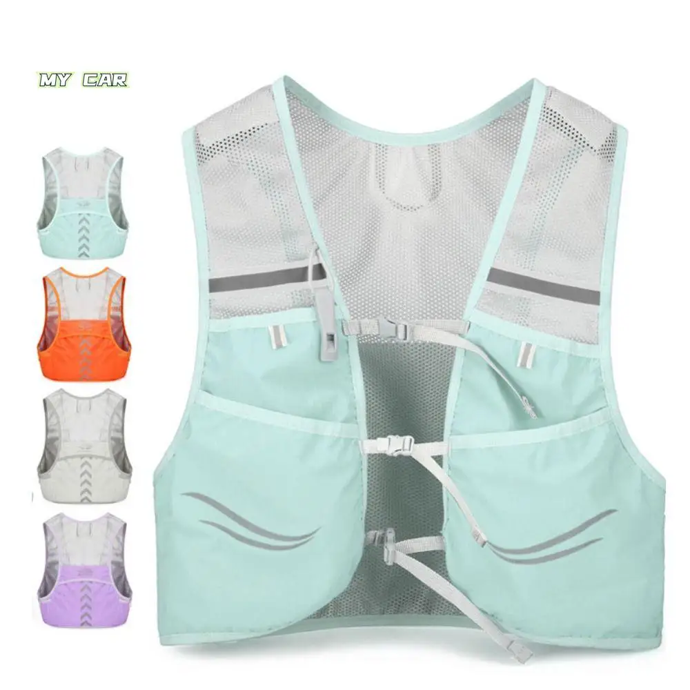 

Outdoor High Visibility Reflective Vest Security Lightweight Safety Vest Sports Jacket Breathable Traffic Vest Night Running