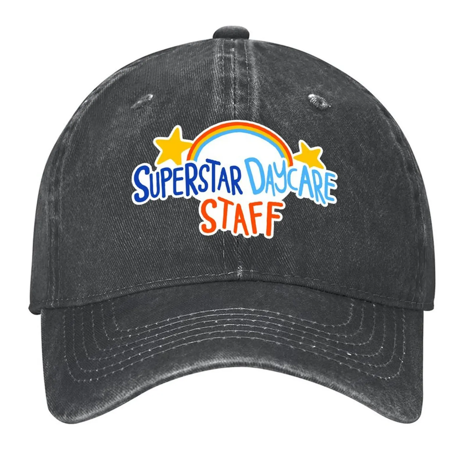 

Superstar Daycare Staff Baseball Cap Military Cap Man tea Hat derby hat Luxury man cap For Girls Men's