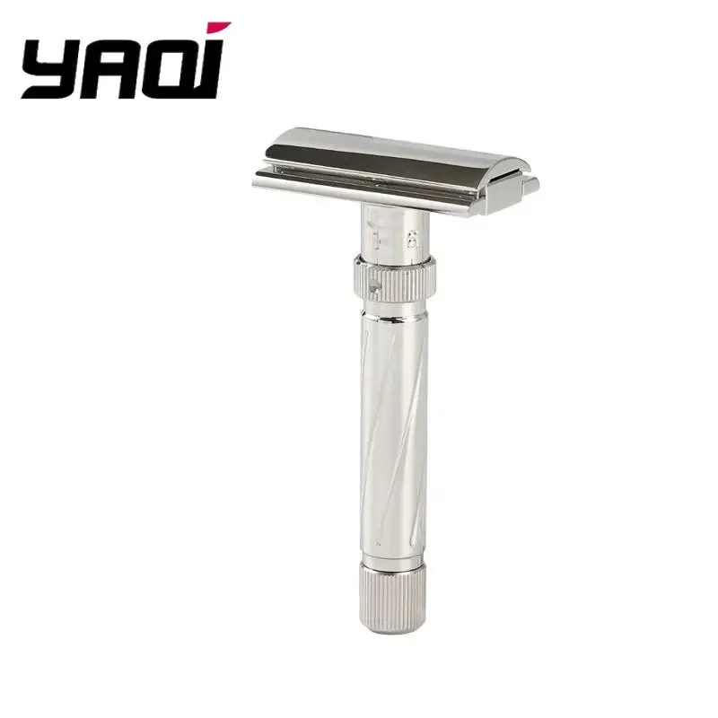 Yaqi Ultima Stainless Steel Adjustable Mens Safety Razor 77mm Handle Length And 12mm Handle Diameter High Quality Safety Razor