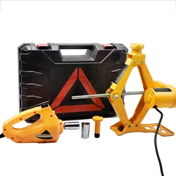 3 Ton Electric Car Jack Kit Lifting Set 12V 3 in 1 scissors Jacks With Impact Wrench And 150psi Pump 42cm Auto Lift repair Tools