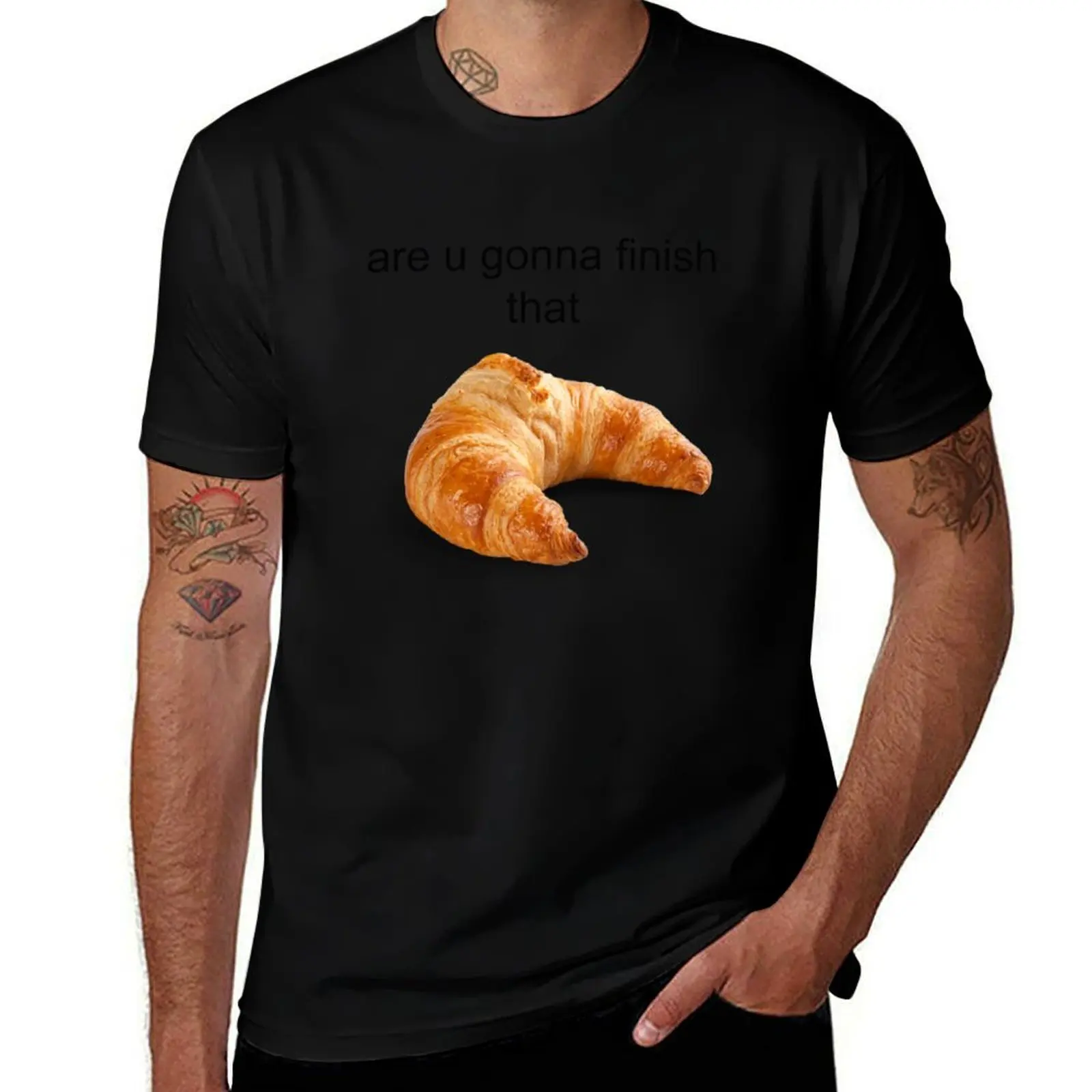 Are you gonna finish that croissant? - Carl Wheezer T-Shirt cotton t shirts high quality T-Shirt