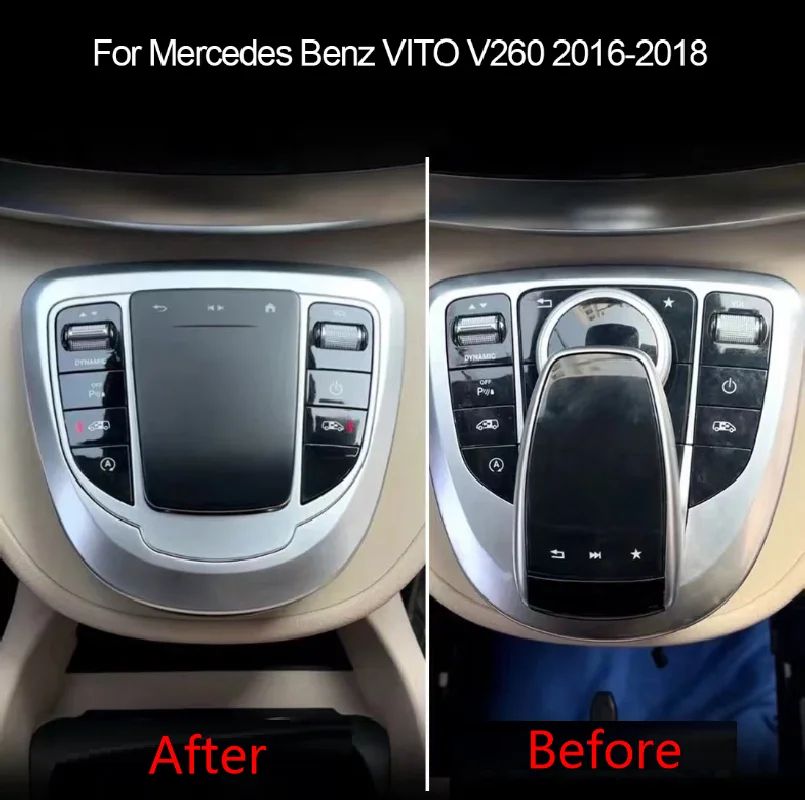 2 DIN The Latest For Mercedes Benz V260 2015-2019 Car center console phone charger fast wireless charger plate charging holder