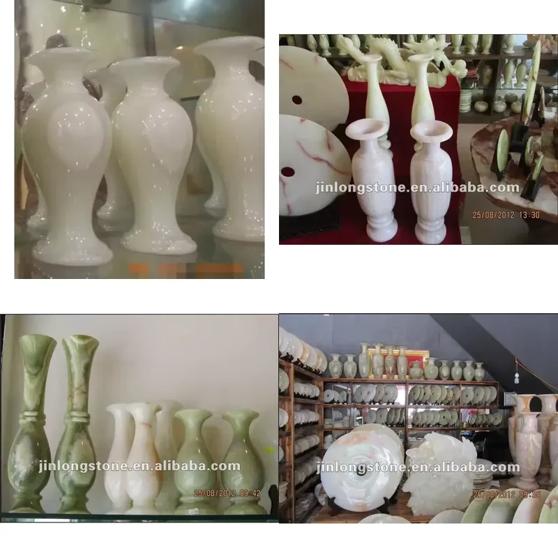 for White Agate Large Vase Factory Direct Price Home Decor Ornament