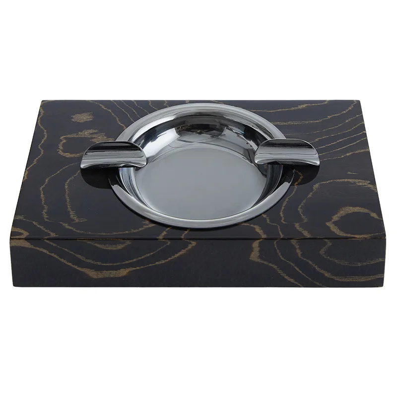 

YJQ Home Hotel Metal Marble Decoration Ashtray, Office Model Room, Living Room Ornaments