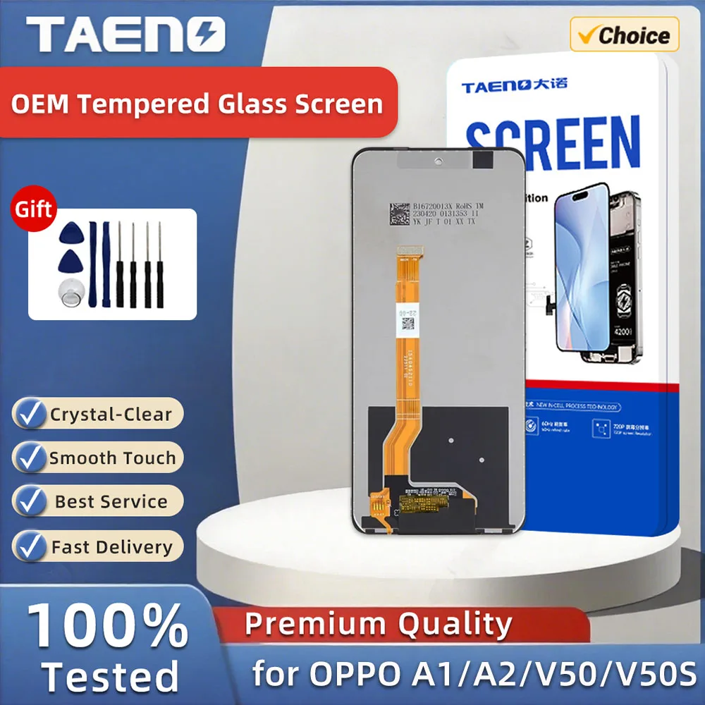 Pantalla LCD de teléfono móvil TAENO para OPPO A1 A2 C55 K11X A98 Realme V50 V50S pantalla LCD pantalla táctil reemplazo del Panel LCD