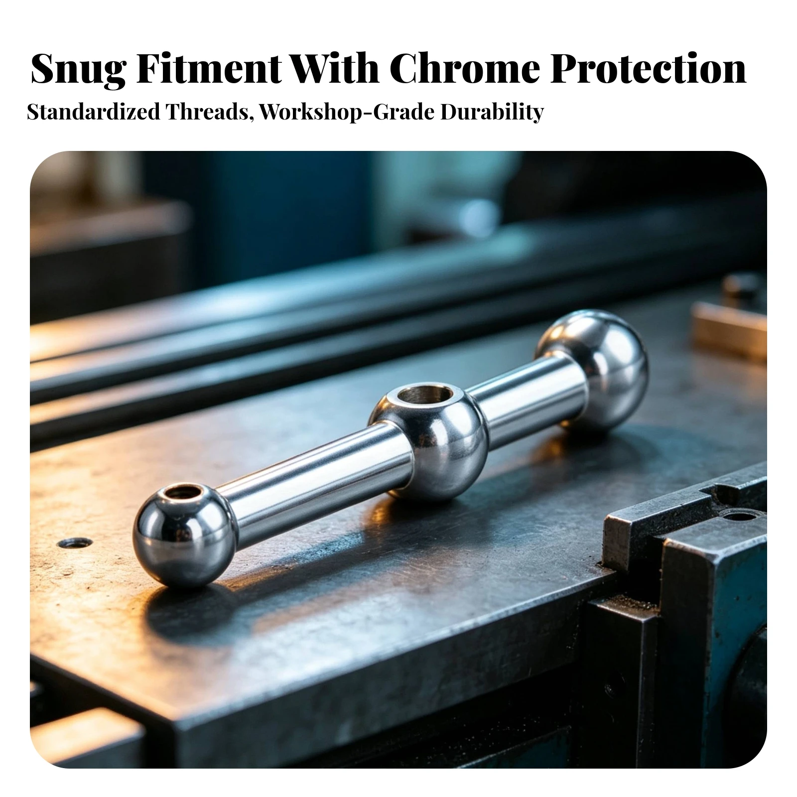 Replacement Milling Machine Handle Sturdy Zinc Alloy Machine Handle Tool Long-Lasting Fade-Resistant for Machinists, Workshop