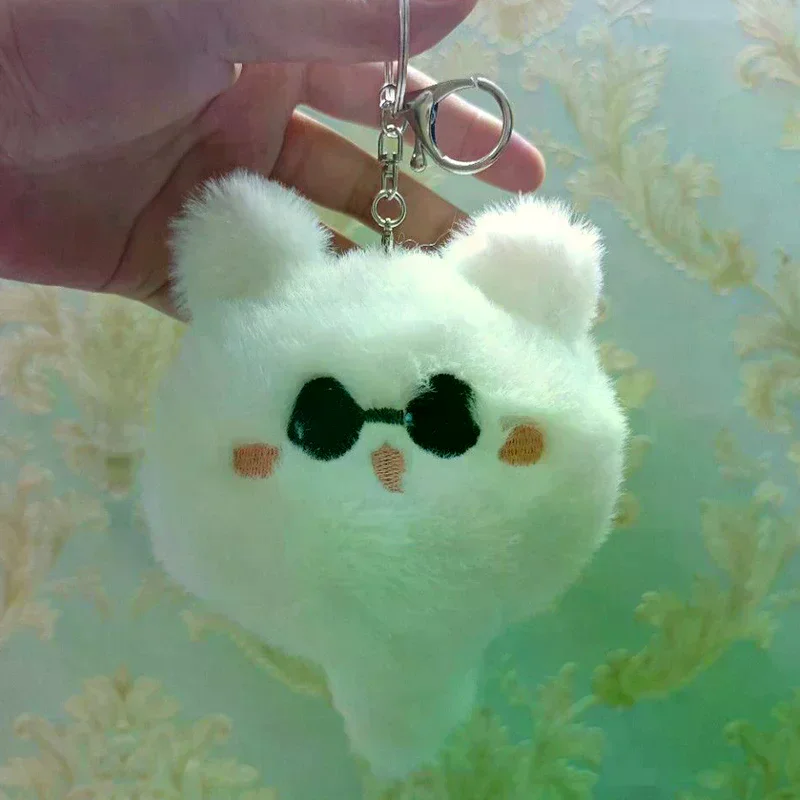 Anime Jujutsu Kaisen Gojo Satoru Cat Plush Toy Cute Embroidery Plush Stuffed Animals Dolls Pendant Cartoon Toys For Kids Gift