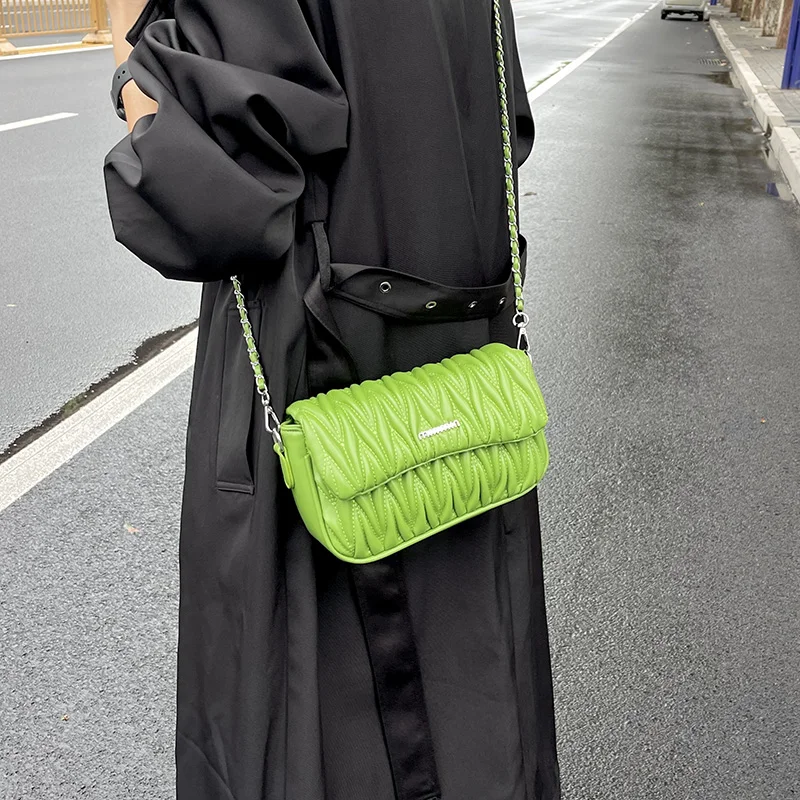 Brand Designer Thread Chain Shoulder Crossbody Bags for Women Handbag and Purses 2023 New Trendy Messenger Bags Clutches