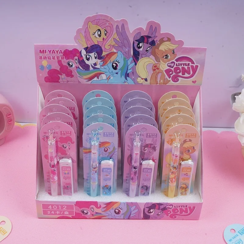 My Little Pony Cartoon Automatische potloodset Creatieve schattige studentenactiviteitspotlood Pinkie Pie Twilight Sparkle High Beauty Gifts