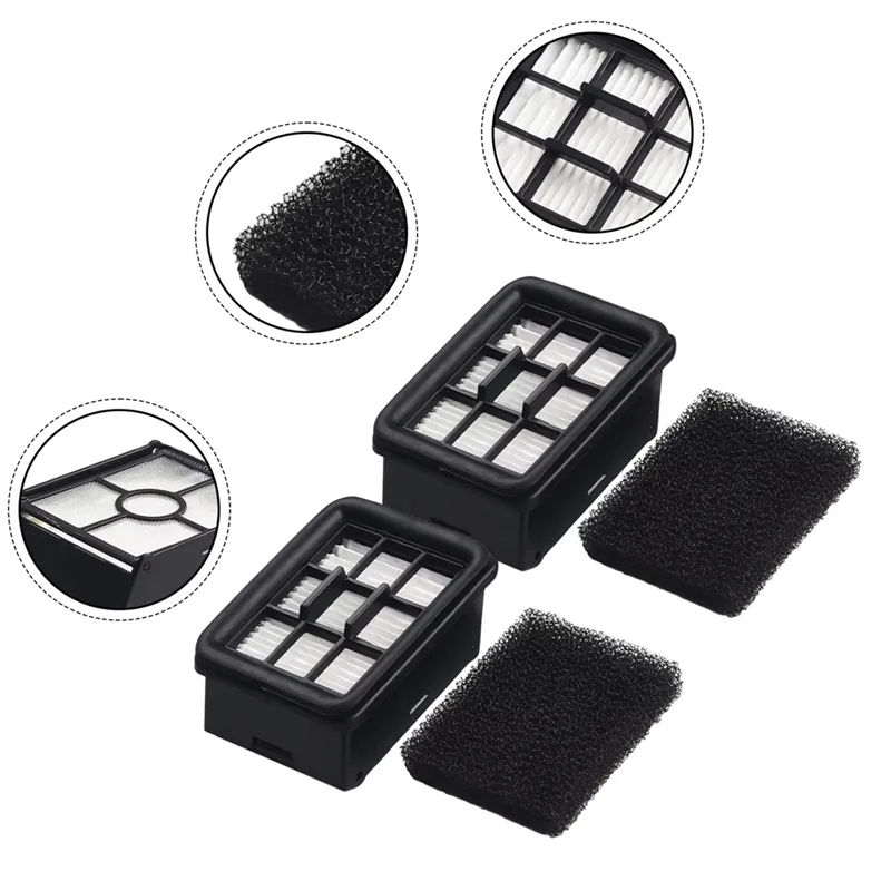 BAAN-filtre HEPA de remplacement pour unité BISSELL Crosswave HF3 3598N, Compatible avec l'aspirateur Nass, ajustement sans tracas